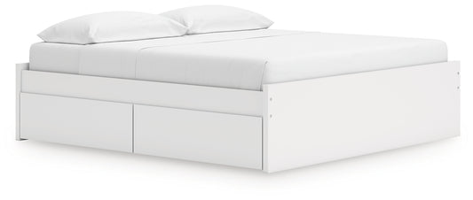 Onita King Platform Bed with 1 Side Storage