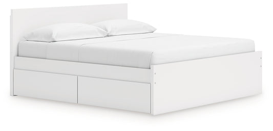 Onita King Panel Platform Bed with Storage