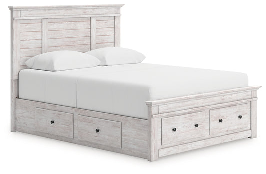 Makidern Queen Panel Storage Bed