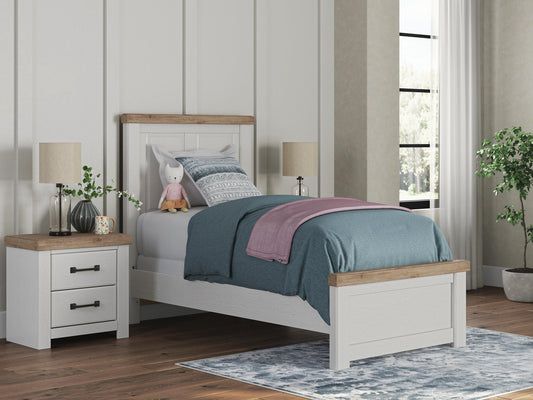 Savonport Twin Panel Bed, Dresser and Mirror