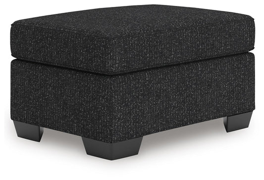 Jasmine Peaks Ottoman