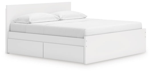 Onita King Panel Platform Bed with Storage