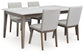 Loyaska Dining Table and 4 Chairs