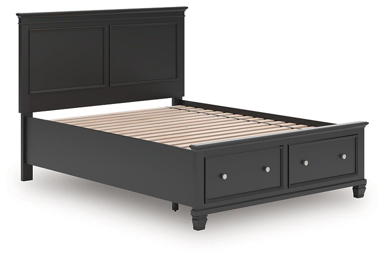 Lanolee Queen Panel Storage Bed