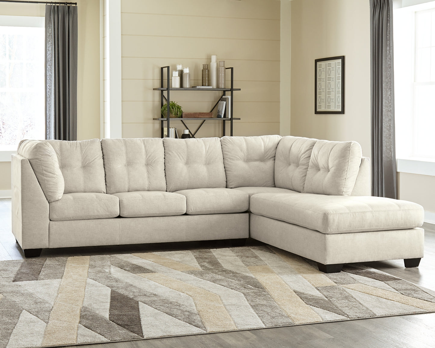 Falkirk 2-Piece Sectional with Chaise