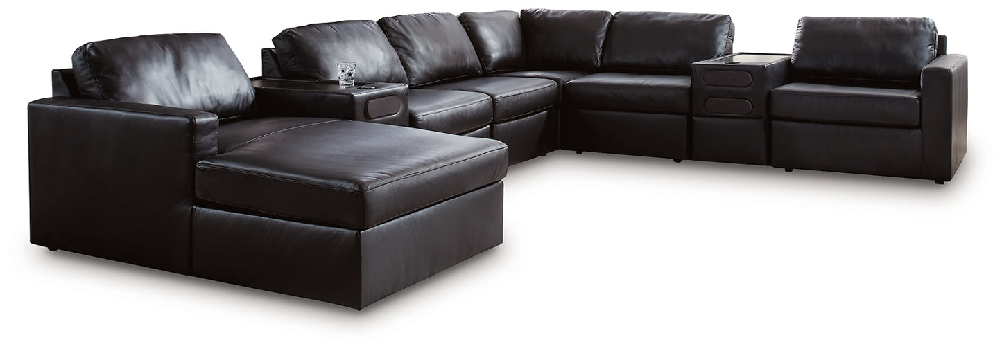 ModMax II 8-Piece Sectional with Chaise and Audio Consoles