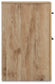 Hyanna Twin Panel Bed with 2 Side Storage, Dresser, Mirror and Nightstand