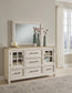 Shaybrock California King Panel Bed, Dresser and Mirror