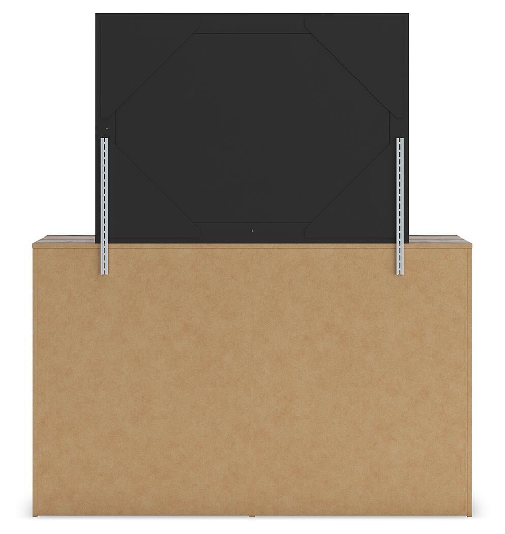 Graystorm Queen Panel Bed, Dresser, Mirror and Nightstand