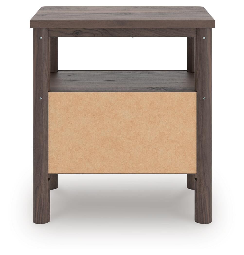 Pamytta King Upholstered Panel Platform Bed, Dresser, Mirror and Nightstand