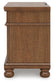 Rowlenstown Queen Poster Bed with Mirrored Dresser and Nightstand