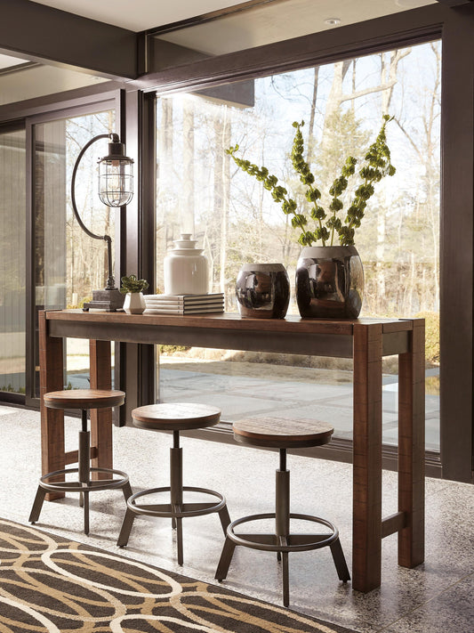 Torjin Counter Height Dining Table and 4 Barstools