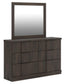 Jadiston Queen Panel Bed, Dresser and Mirror