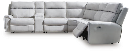 Social Pointe 6-Piece Power Reclining Sectional