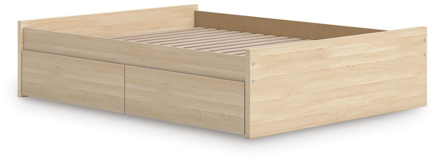 Onita Queen Platform Bed with 1 Side Storage