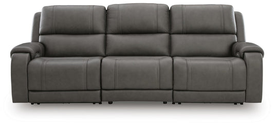 5Z - Pittson 3-Piece Power Sectional Reclining Sofa