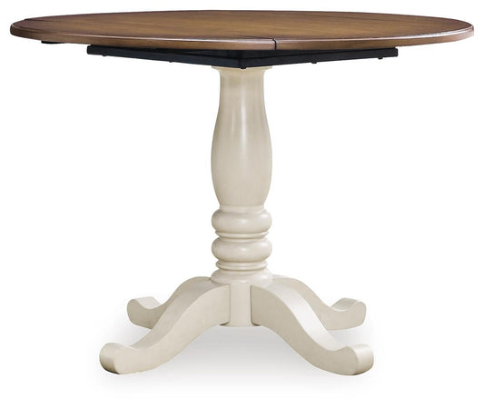 Wirloni Round DRM Drop Leaf Table