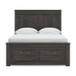 Vonitta Bay Full Panel Platform Storage Bed