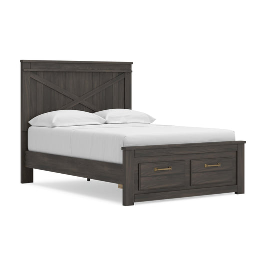 Vonitta Bay Full Panel Platform Storage Bed