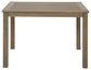 Aria Plains Square Dining Table w/UMB OPT