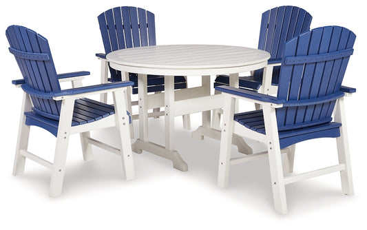 Toretto Outdoor Dining Table and 4 Chairs