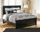 Maribel Queen Panel Bed with Mirrored Dresser and Chest