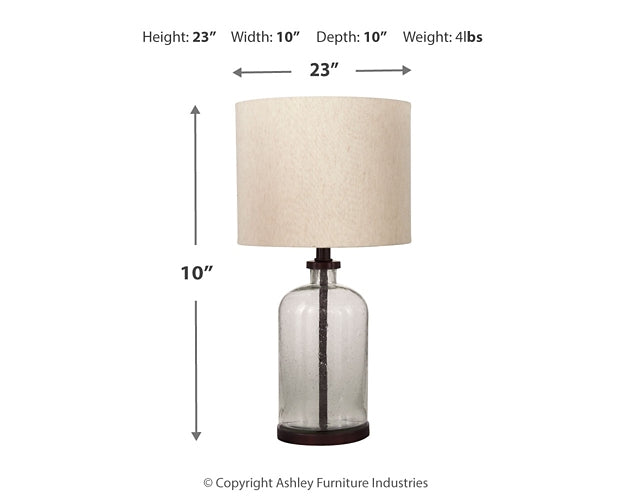 Bandile Glass Table Lamp (1/CN)