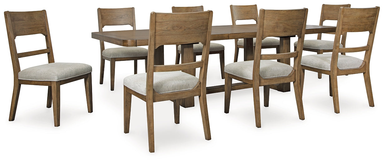 Cabalynn Dining Table and 8 Chairs