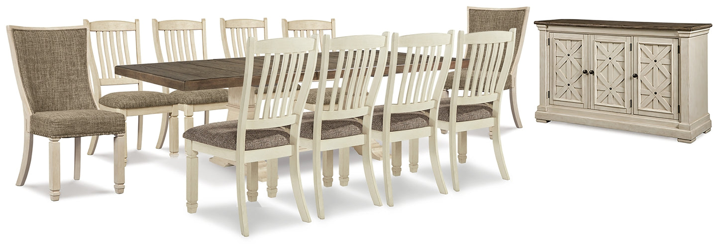 Bolanburg Dining Table and 10 Chairs