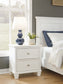 Fortman Queen Panel Bed with Mirrored Dresser, Chest and 2 Nightstands