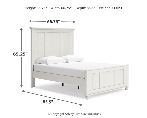 Grantoni Queen Panel Bed with Dresser