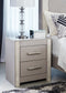 Surancha Full Panel Bed with Mirrored Dresser, Chest and Nightstand
