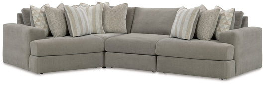 Avaliyah 4-Piece Sectional with Ottoman