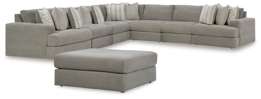 Avaliyah 7-Piece Sectional with Ottoman
